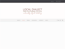 Tablet Screenshot of localdialect.net